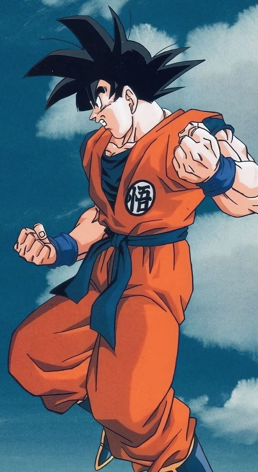 Goku glücklich HD-Handy-Hintergrundbild