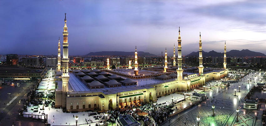 Schöne Moschee, al Masjid ein Nabawi HD-Hintergrundbild