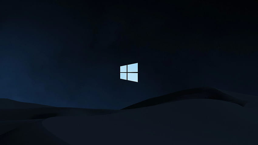 2560x1440 Windows 10 Чист тъмен фон с разделителна способност 1440P, windows 10 тъмен HD тапет