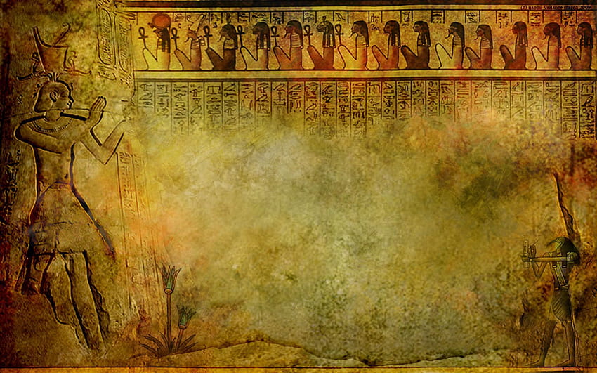 Starożytny Egipt, HQ tła, starożytne egipskie hieroglify Tapeta HD