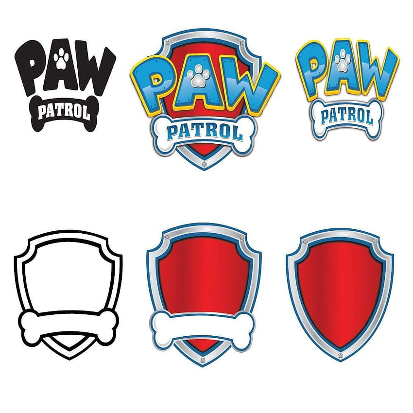 Paw Patrol Logo Template ...pinterest.de HD phone wallpaper