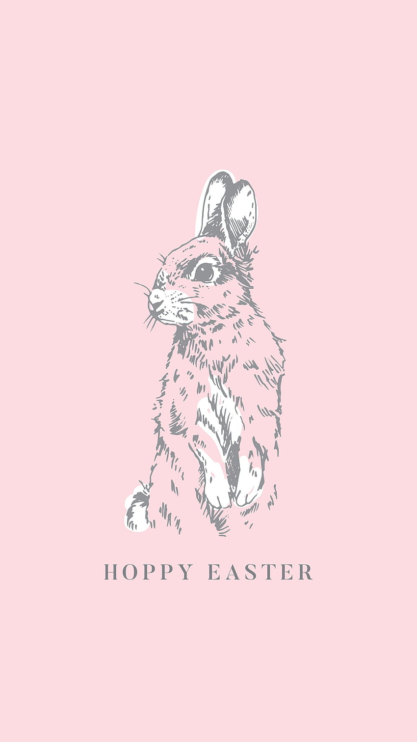 กระต่ายบางตัวรักคุณ: แท็กของขวัญที่พิมพ์ได้และสำหรับอีสเตอร์พาสเทล วอลล์เปเปอร์โทรศัพท์ HD