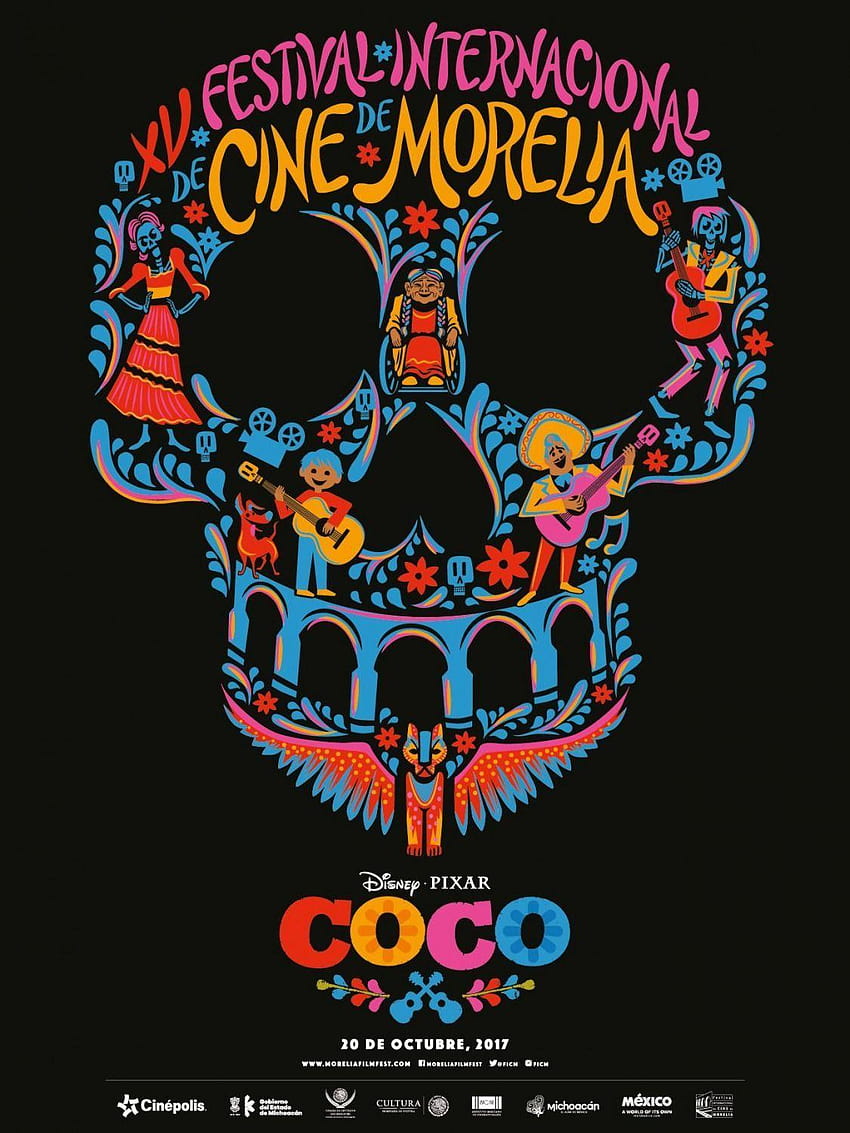 Coco Skull, coco android HD phone wallpaper