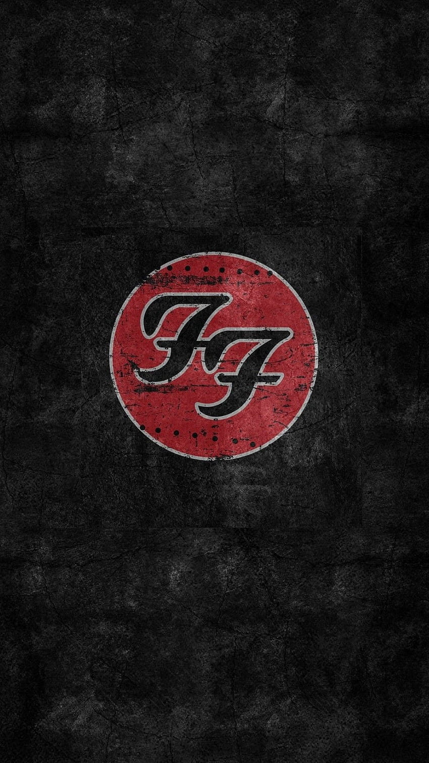 Лого на Foo Fighters, кралят на бойците iphone HD тапет за телефон