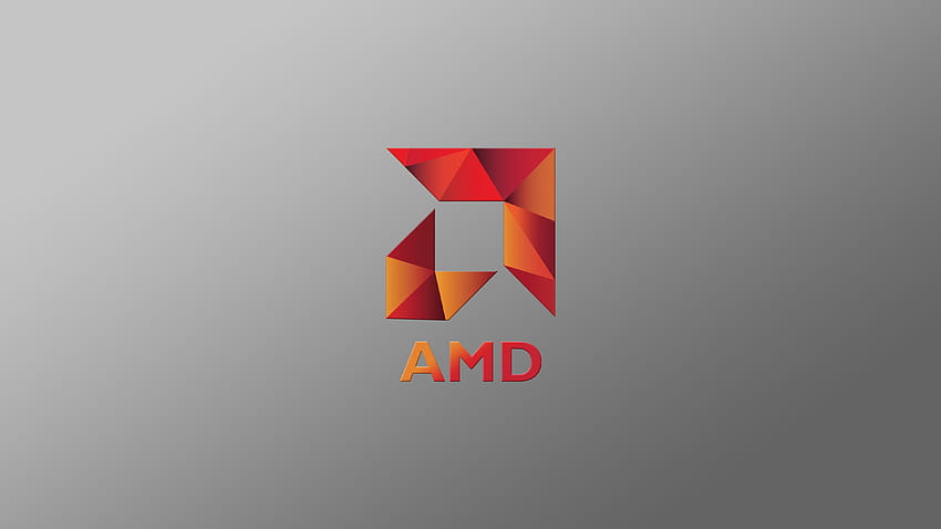 AMD, red logos HD wallpaper