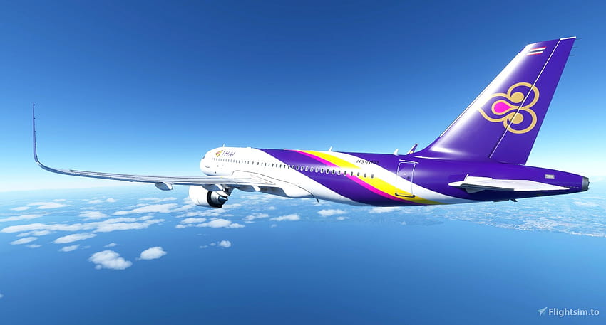 Airbus A320neo Thai Airways [ ] » Microsoft Flight Simulator HD wallpaper