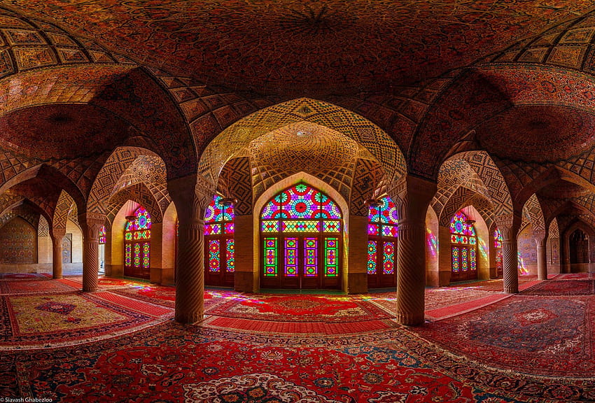 meczety, islam, Iran, islamska architektura, architektura, tło iran Tapeta HD