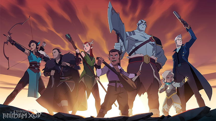 The legend of vox machina shared animated opening in the video HD wallpaper