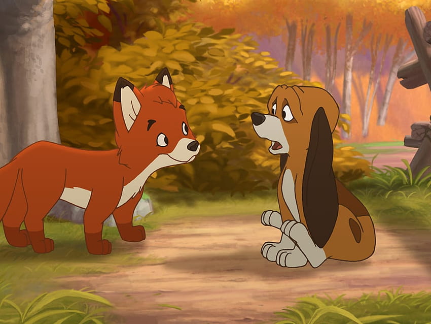 Best Friend Fox And Hound postado por Samantha Tremblay, cash the fox and the hound 2 papel de parede HD