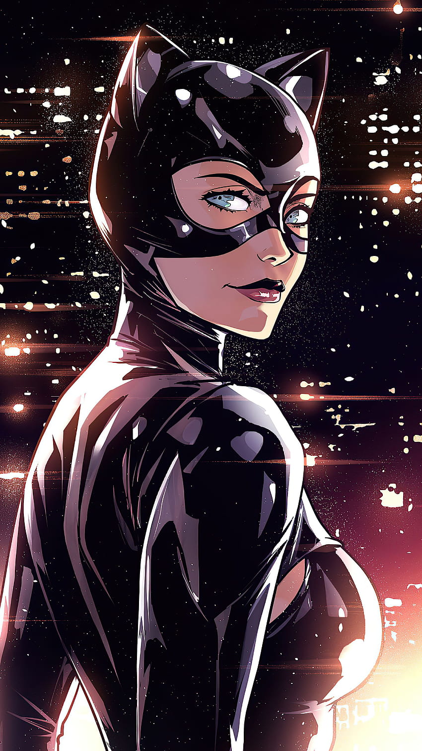 Catwoman Mask DC Comic , Superheroes , and Backgrounds, catwoman suit HD phone wallpaper