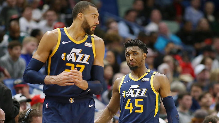 Rudy Gobert trade rumors: Potential destinations for Utah's star, and how the Jazz should proceed from here, rudy gobert and donovan mitchell HD wallpaper