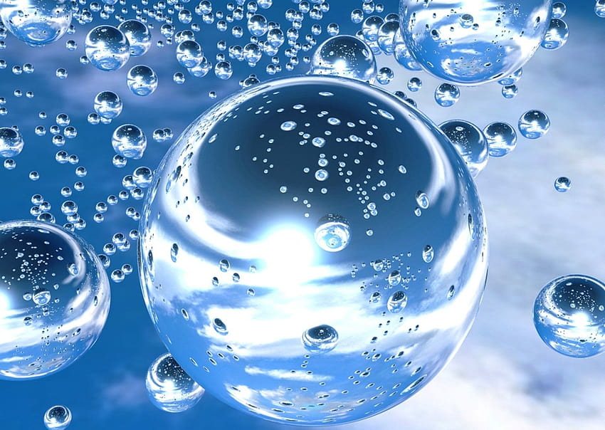 Bubbles Backgrounds, water bubble circle HD wallpaper