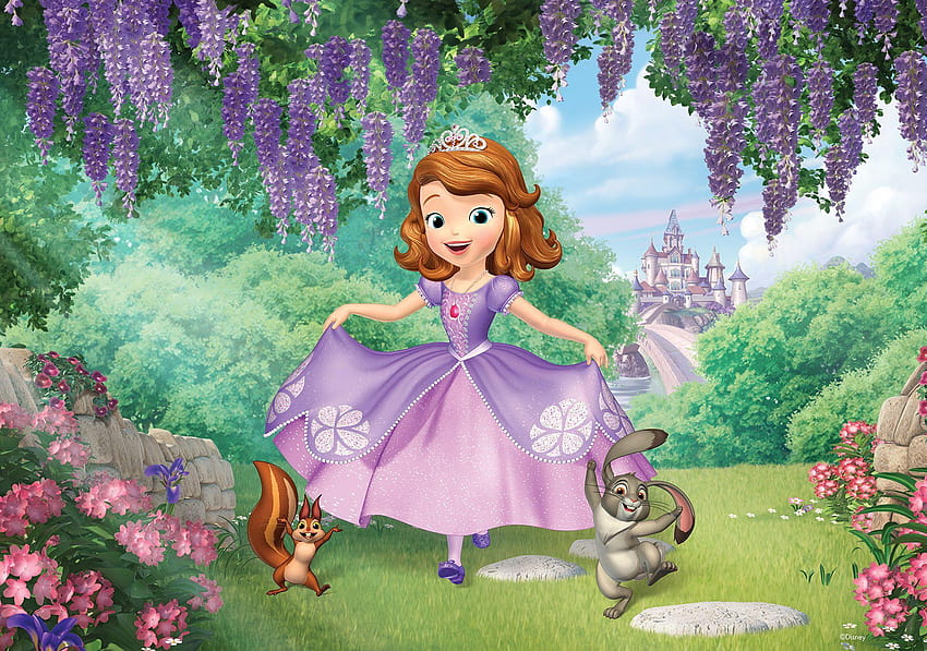 Disney Sofia princess wall murals HD wallpaper