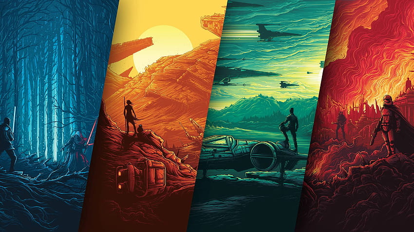 Poster Star Wars , Film, , , Latar Belakang Wallpaper HD