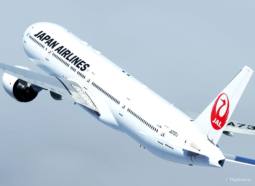 Japan Airlines 777 HD-Hintergrundbild