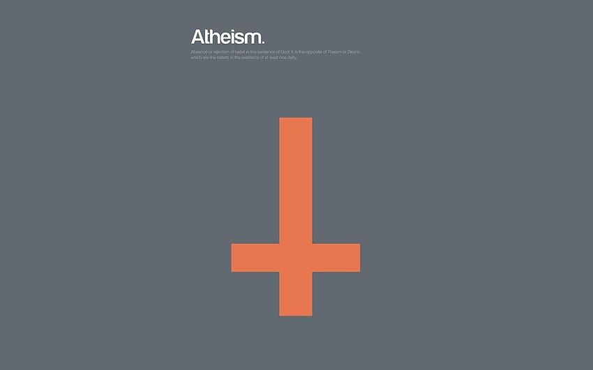 Atheism, atheist symbol HD wallpaper