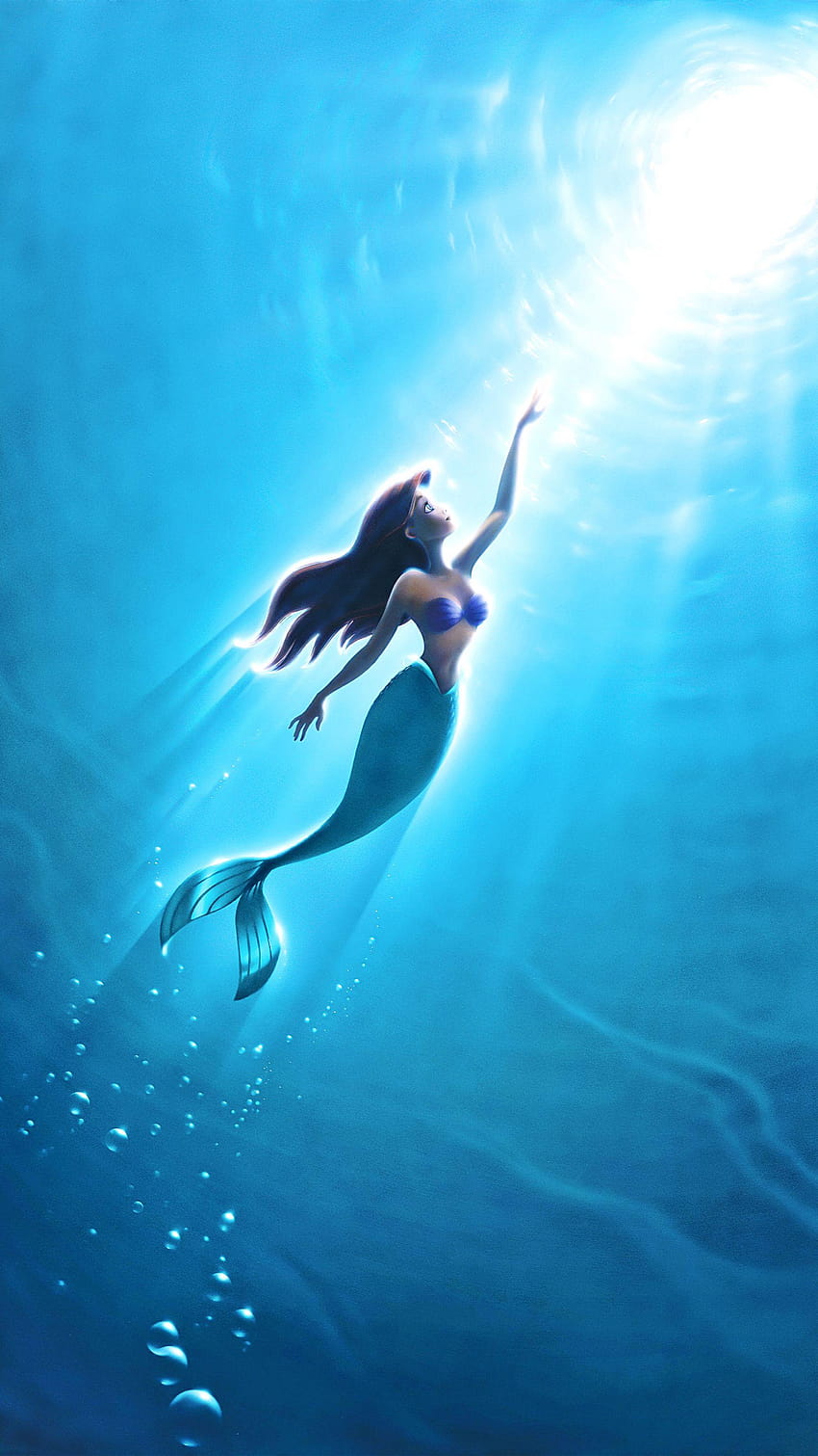 Ariel as a lockscreen/, sweet little mermaid HD phone wallpaper