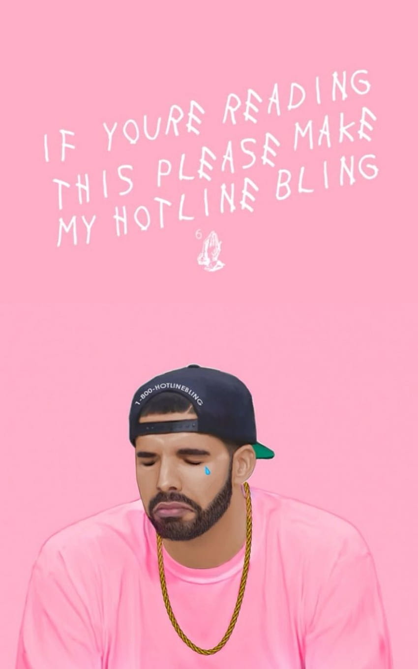 71 Drake Iphone [1080x1920] na telefon komórkowy i tablet, różowy baddie Tapeta na telefon HD