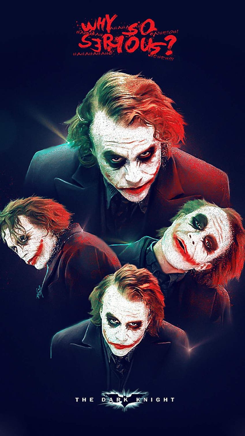Dark Knight Joker Mengapa Begitu Serius Lebar wallpaper ponsel HD