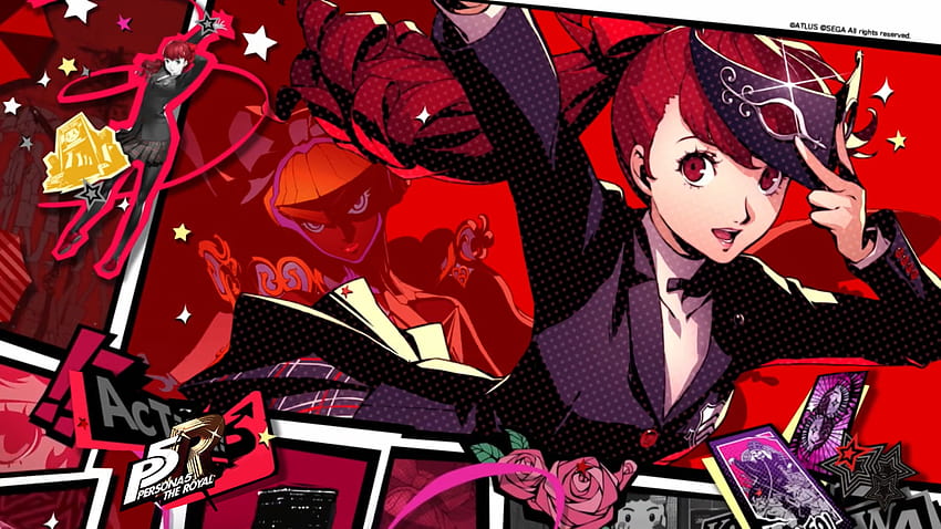 Clean of PS4 Kasumi Theme: Persona5, anime ps4 design papel de parede HD