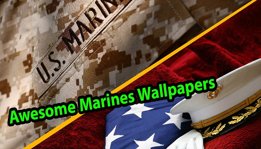 US Marines Flag for Android HD wallpaper