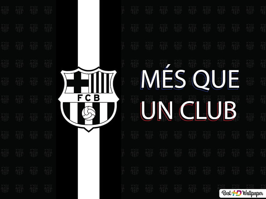 FC BARCELONA logo, barcelona black HD wallpaper