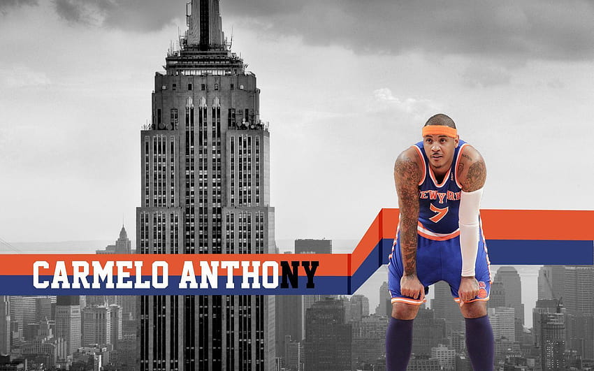 New York City Carmelo Anthony Knicks 2016 di Baseball, new york knicks Wallpaper HD
