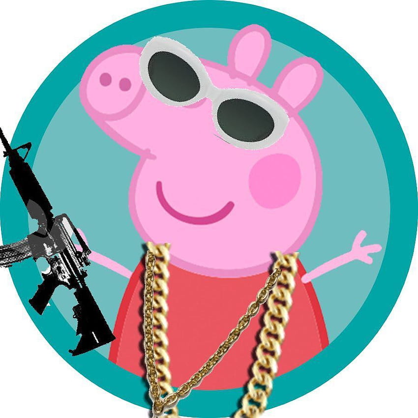 Peppa Pig lustig, Peppa Pig Meme, Peppa ...Pinterest, Peppa Pig Gangster HD-Handy-Hintergrundbild