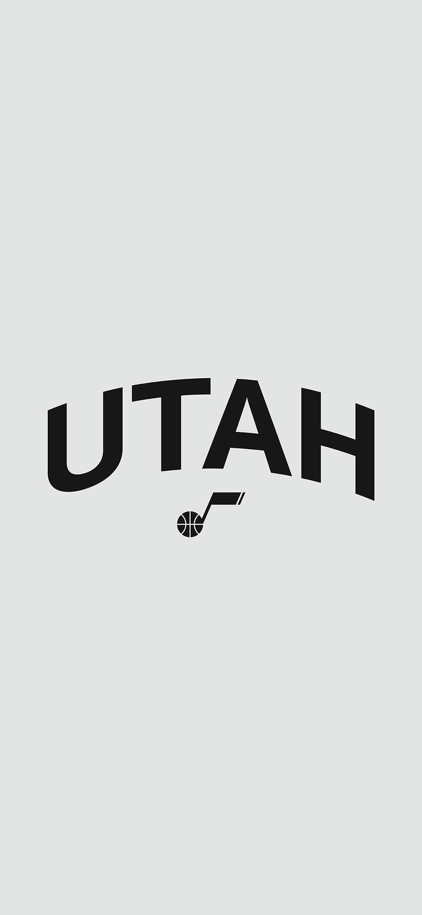 Offizielles Utah Jazz-Modelogo HD-Handy-Hintergrundbild