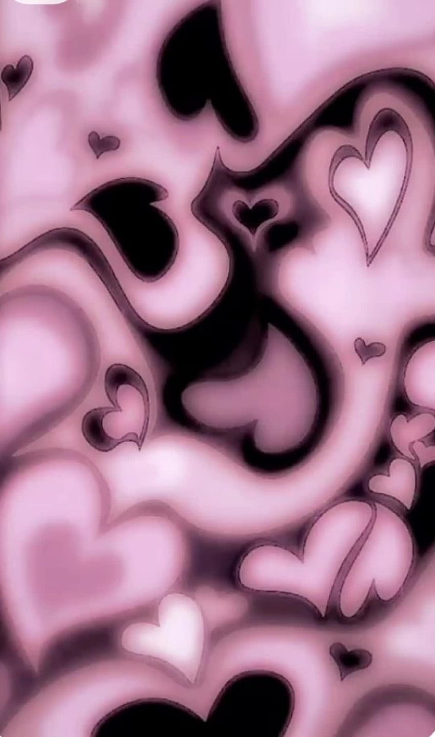 Fedezz fel y with blurry hearts videókat, y heart aesthetic HD phone wallpaper
