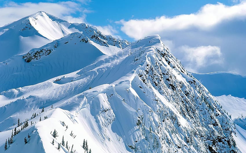 планински сняг, Манали HD тапет