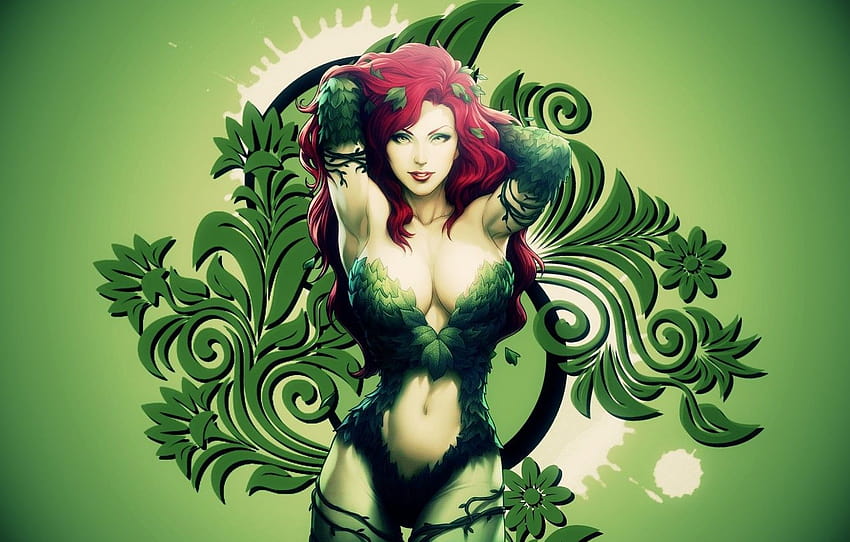 Poison Ivy DC HD wallpaper