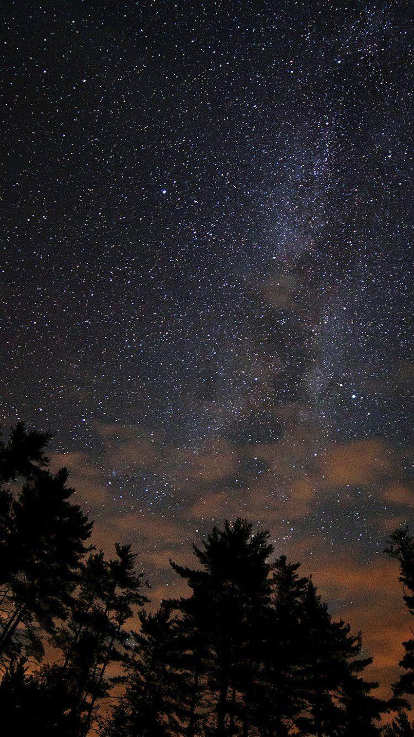 Gece Gökyüzü Gün Batımı Pembe Doğa, gece gökyüzü estetiği HD telefon duvar kağıdı