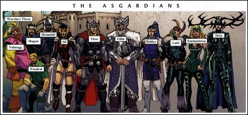 The Asgardians versus The Lantern Corps HD wallpaper