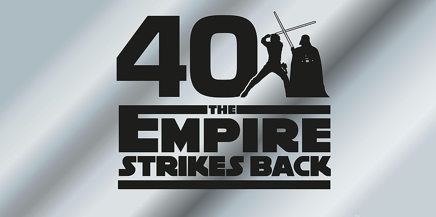 Yıldız Savaşları: İmparatorluk 40. Yıldönümünü Karşılıyor Logo HD duvar kağıdı