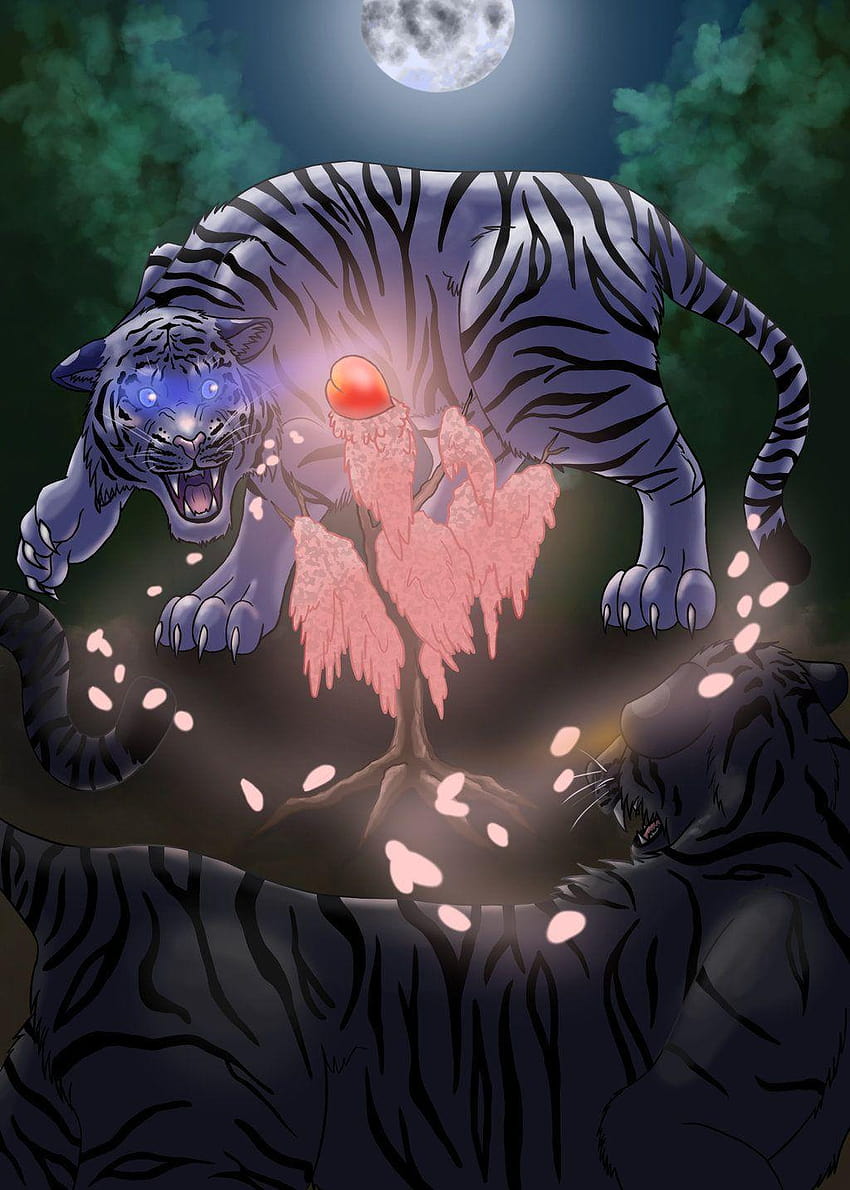 Two Brothers… Tiger's Curse autorstwa Aerowan, klątwa tygrysów Tapeta na telefon HD