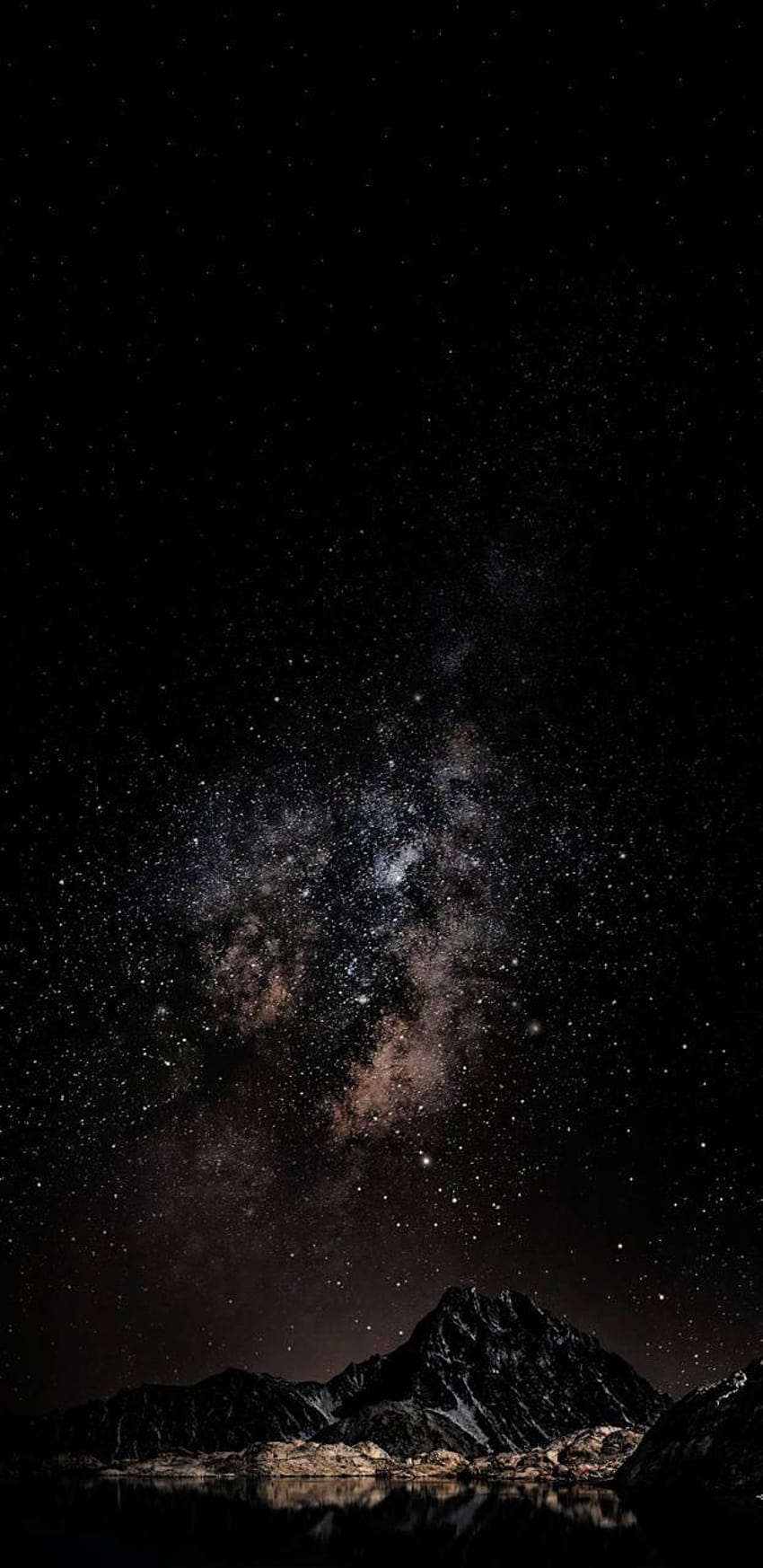 Nachtberg von zClau, amolierte Sterne HD-Handy-Hintergrundbild