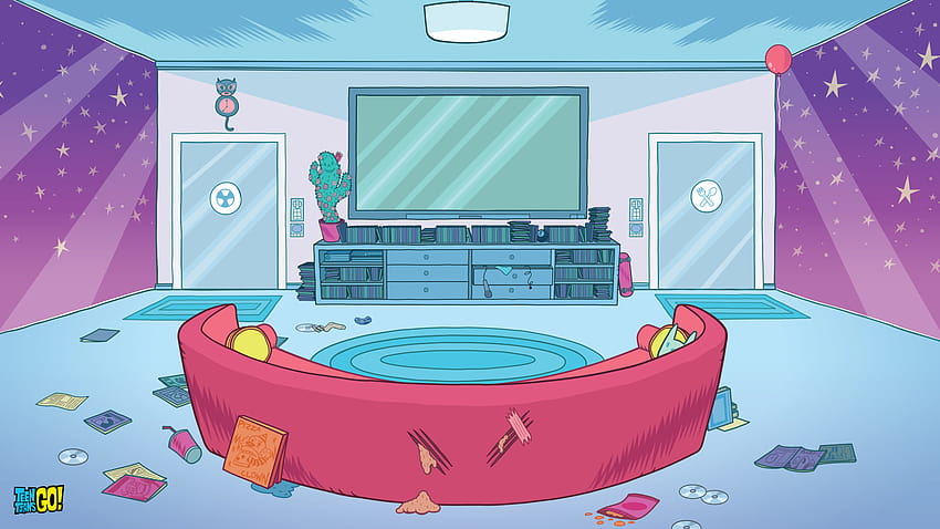 Teen Titans Cartoon Network Cartoon, casa dos jovens titãs papel de parede HD