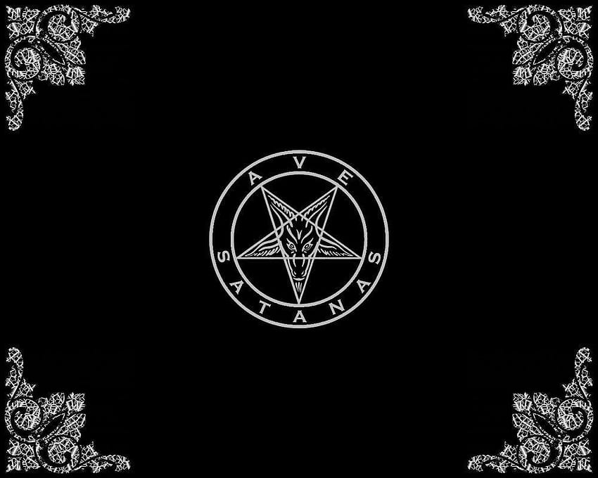 Ave Satanas oleh NecroticAlchemist, baphomet Wallpaper HD