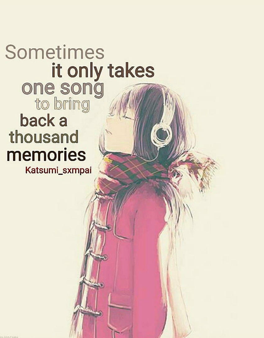 Pin on Music, anime sorry love quote HD phone wallpaper | Pxfuel