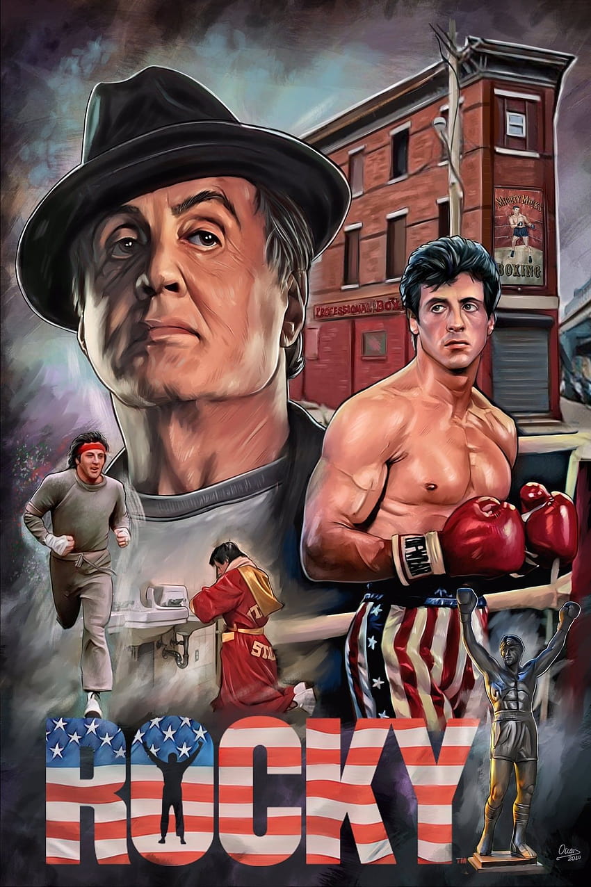 90 Rocky Balboa-Ideen im Jahr 2021, Rocky 1 HD-Handy-Hintergrundbild