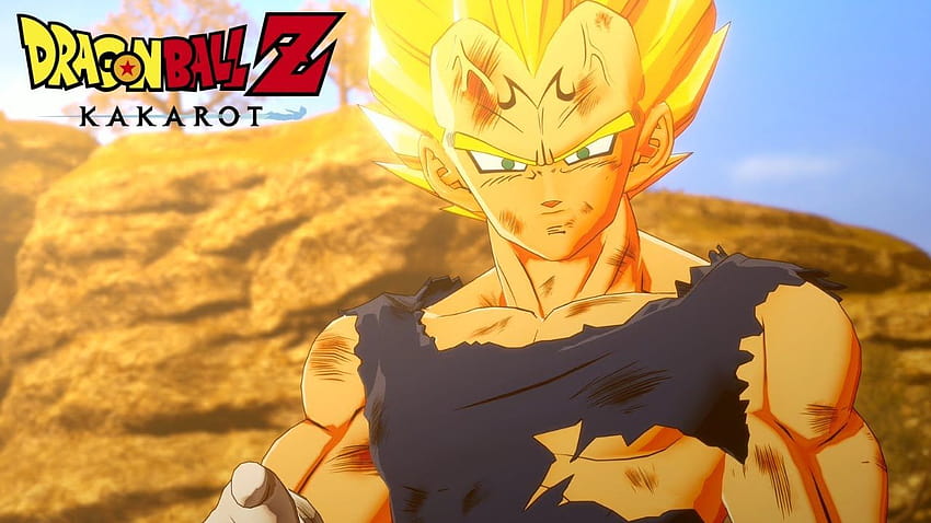 Dragon Ball Z: Kakarot, anime estético amarillo ps4 fondo de pantalla