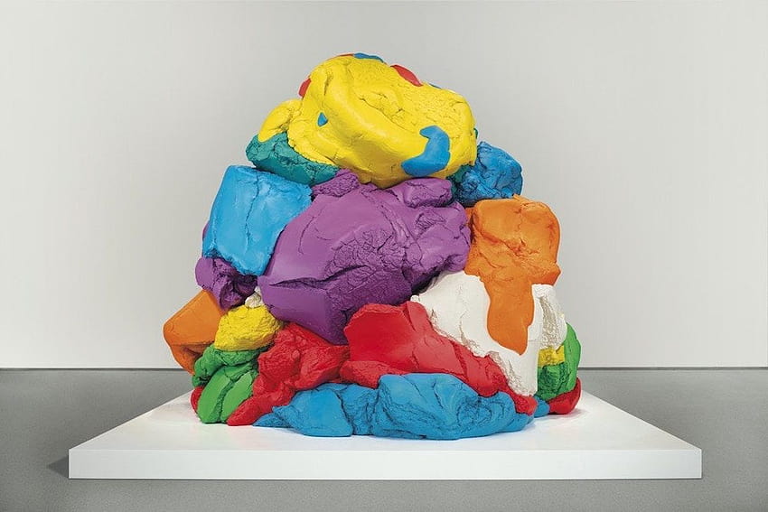 Aluminiowa rzeźba Play Doh za 20 milionów dolarów dla artysty Jeffa Koonsa Tapeta HD