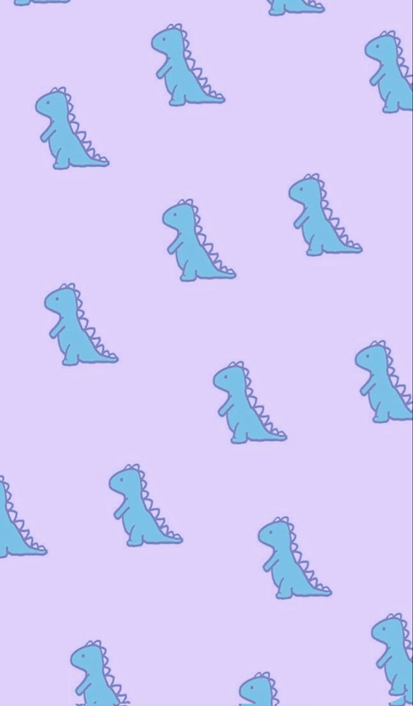 Meet your Posher Adina  Dinosaur wallpaper Purple wallpaper Cute  dinosaur