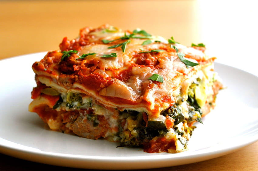 Roasted Vegetable Lasagna Full and Backgrounds HD wallpaper