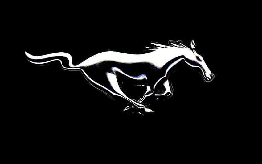 Ford Mustang Logo . Ford Mustang Logo With, mustang logo black HD ...