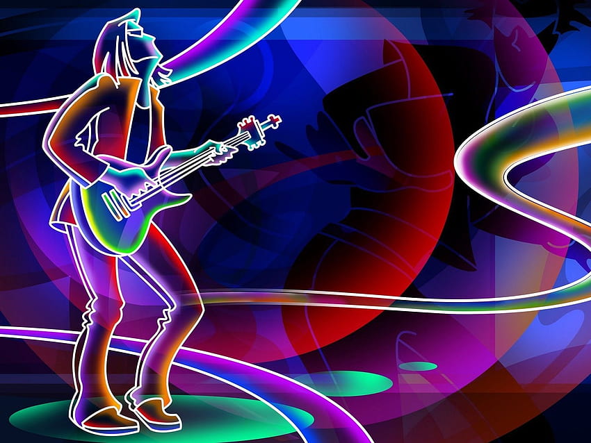 Music Sign Kolorowe tła wysłane przez Christophera Tremblaya, kolorowa muzyka Tapeta HD