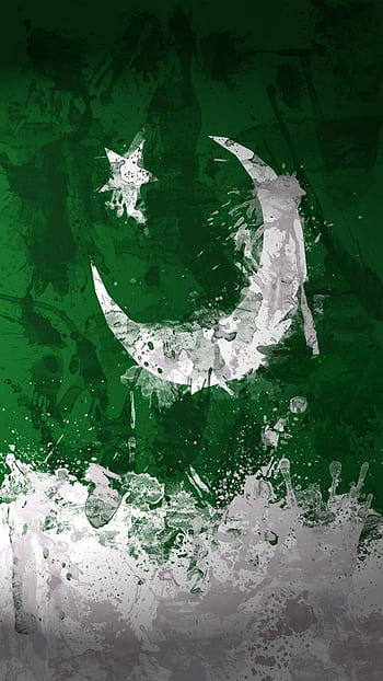 Premium AI Image  Flag wallpaper of Pakistan