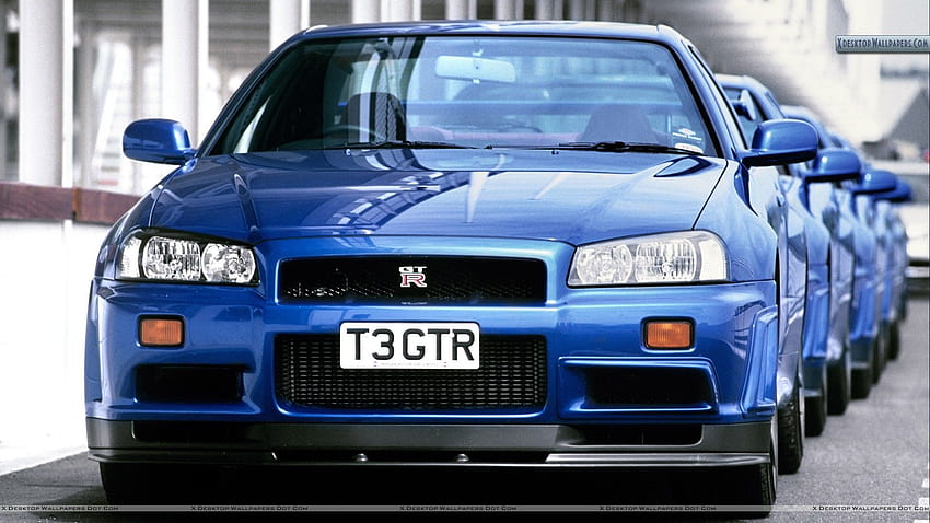 nissan gtr r34 front view