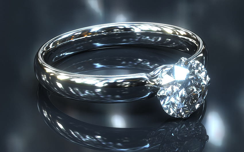 Diamond, light ring HD wallpaper